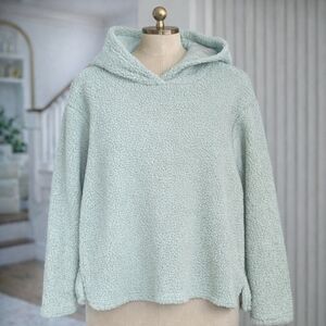 ASOS Mint Green Teddy Fleece Hoodie Sweater – Women’s Size Large